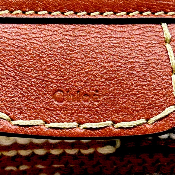 NWT Chloe Authentic Cashmere/Calfskin Large Multicolor Bag - Picture 8 of 16